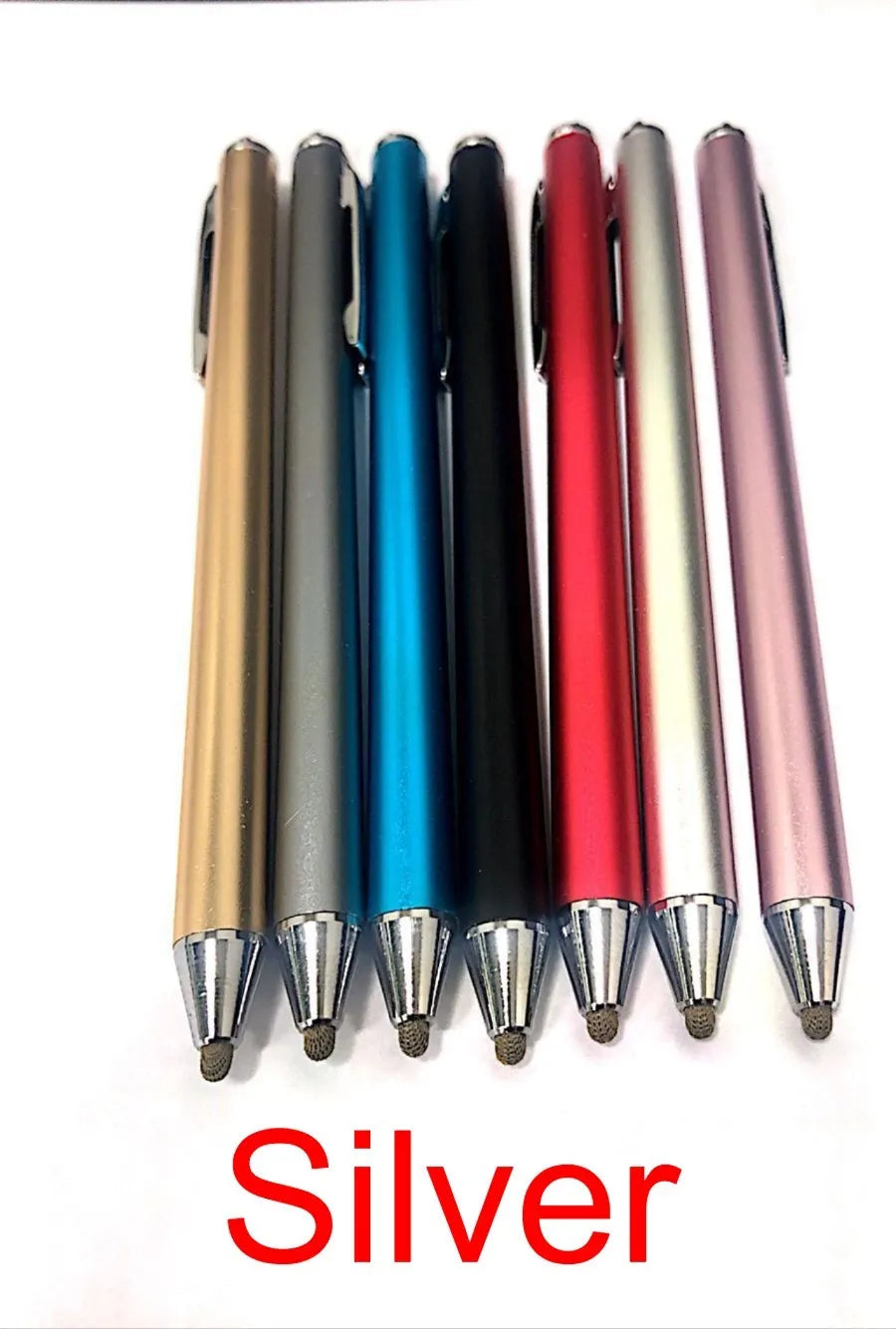 Metal housing digital stylus with fine head for touchscreen drawing without charging