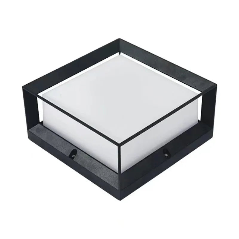 Aluminium solar LED column light for outdoor wall mounting with waterproof IP54 rating