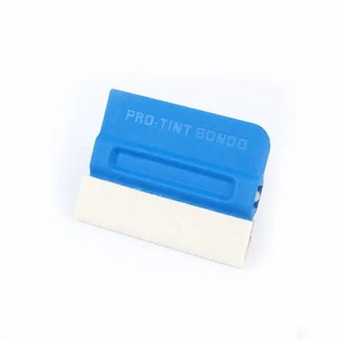 ABS plastic film scraper tool for vehicle wrap and tint removal with four scraping head format options