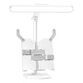 Adjustable table lamp for reading with three colour temperature settings and dual-power functionality