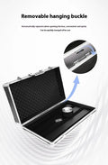 Single piece aviation flight case for guitar effects pedal in T-EC8 style with hard shell protection
