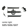 Black plastic front centre air vent replacement for BMW X5 X6 X7 dashboard