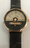 Mens M-1288 sports watch with 40mm round dial, alloy case, and stainless steel strap
