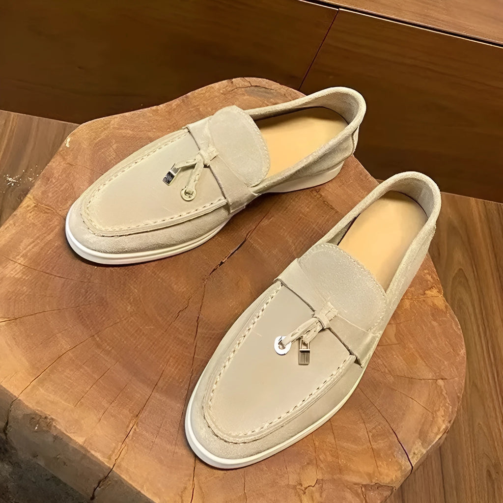 Gommino slip-on loafers with steel toe cap and rubber soles in multiple colour options