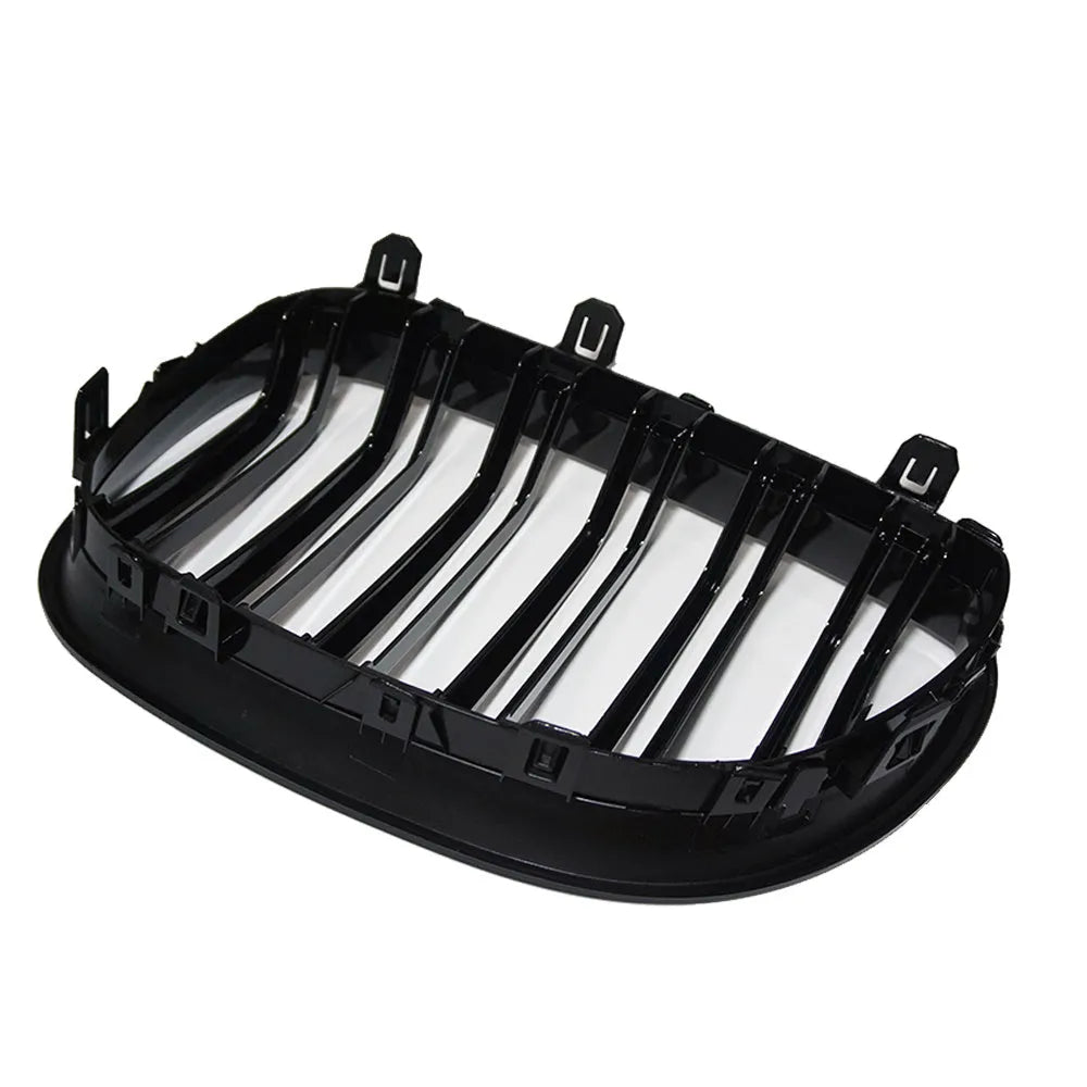 BMW E60 E66 carbon pattern ABS front grille set for 2004-2009 models