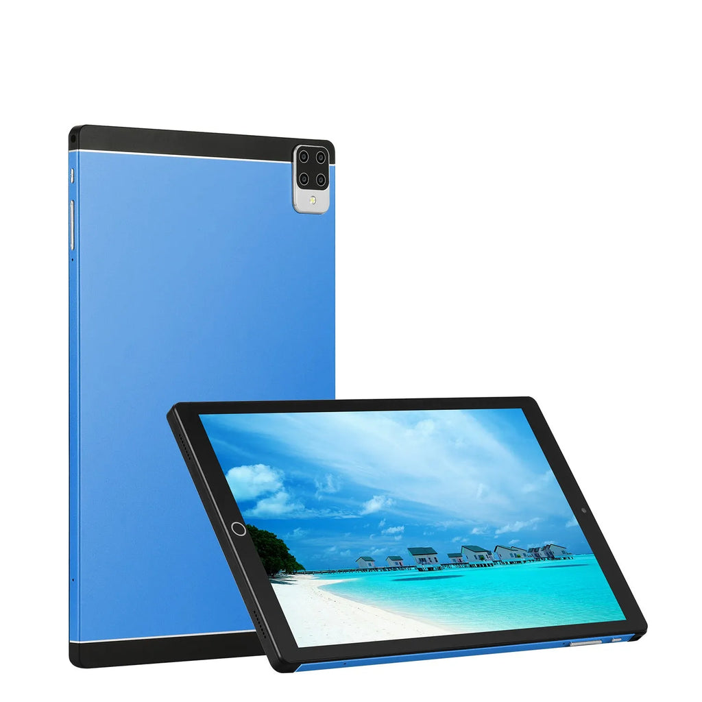 Android tablet PC with 11.6 inch IPS screen in multiple colour options showing interface