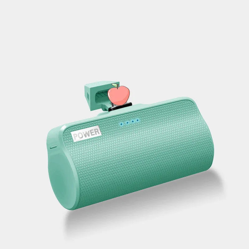 Creative universal power bank in black, green, pink or white colours with 3000mAh capacity