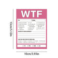 Musical notes decorative table paper form card measuring 13x10 centimetres with colourful printing