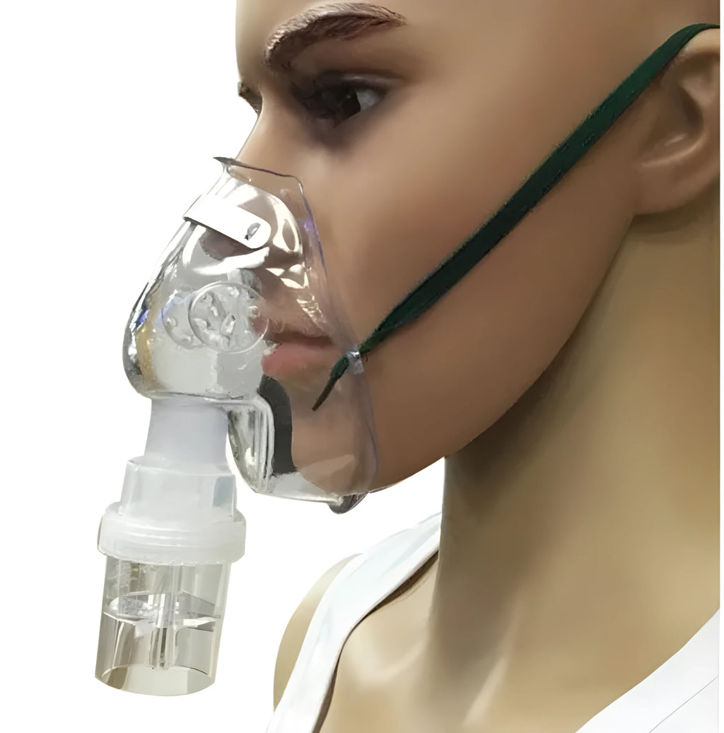 Soft rubber mask aid accessory in A format for alternative face covering fastening