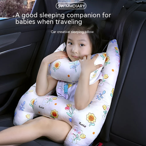 55x70cm car headrest pillow with decorative pattern options for automotive travel comfort