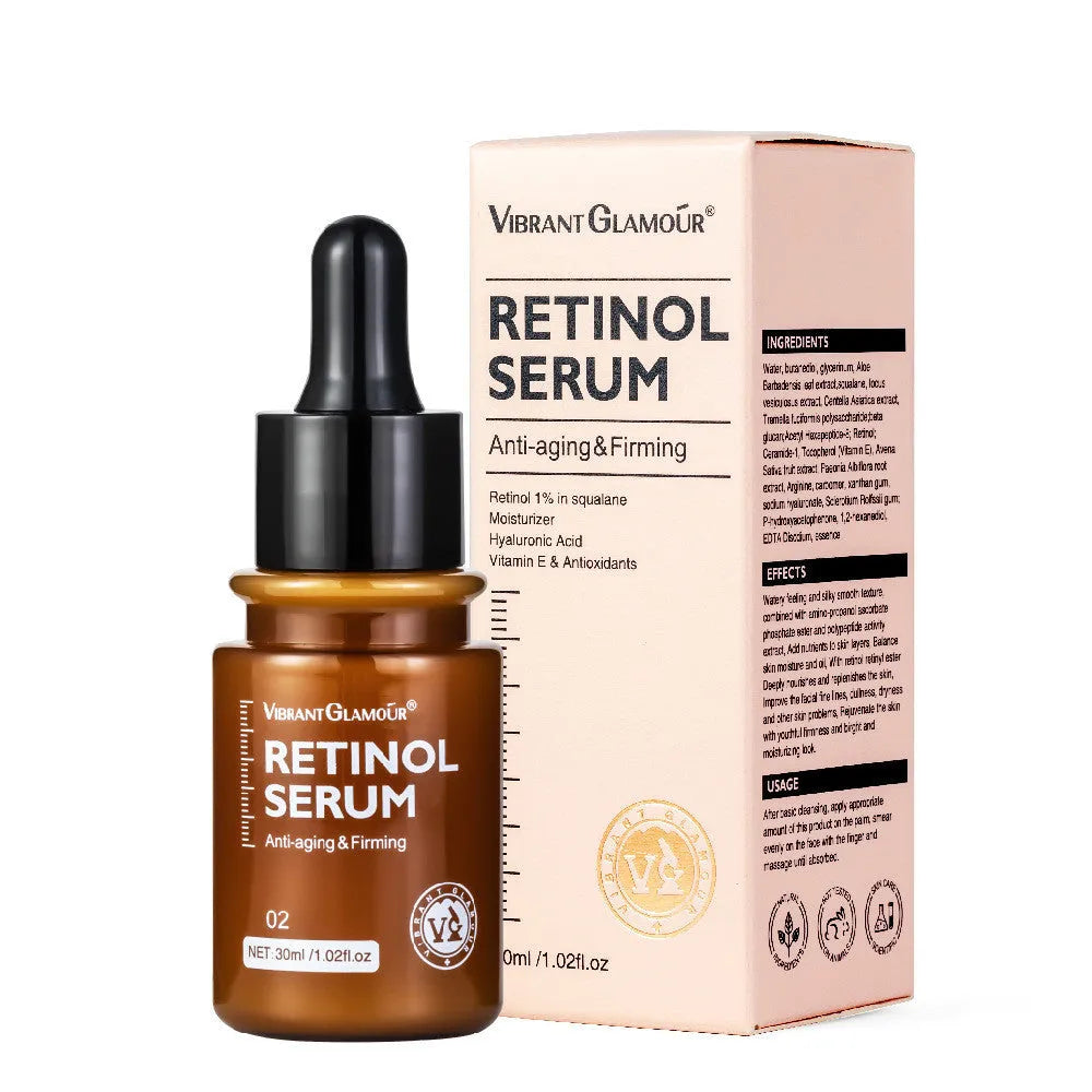 30ml retinol facial serum bottle for dry lines and fine lines reduction