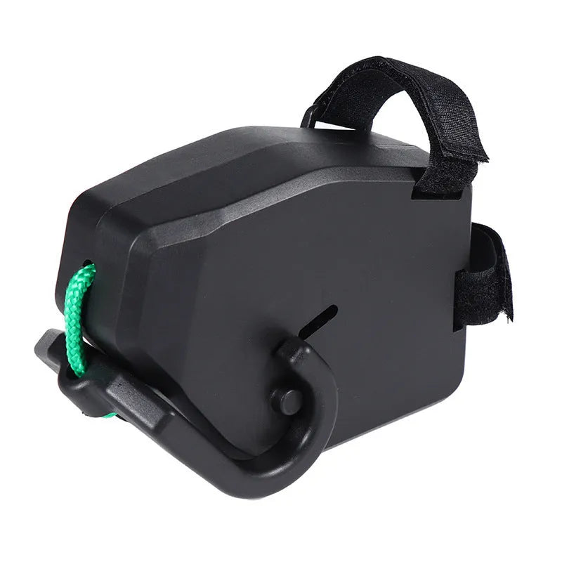 Black plastic bicycle trailer traction rope for connecting parent and child bikes