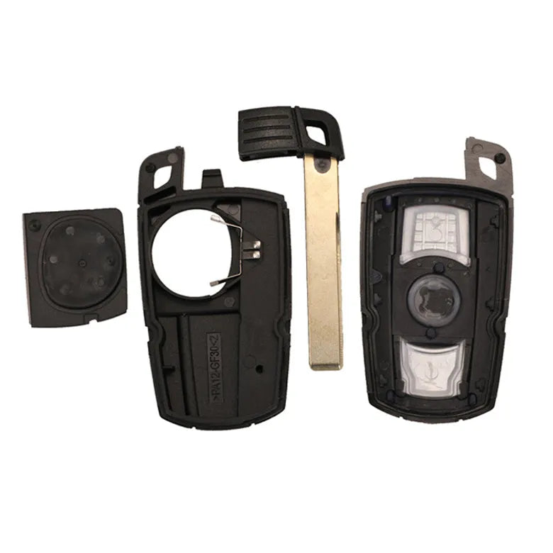 BMW CAS3 semi-intelligent remote car key replacement with metal and plastic construction
