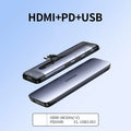Compact dock expansion USB adapter with multiple ports including HDMI and USB 3.0