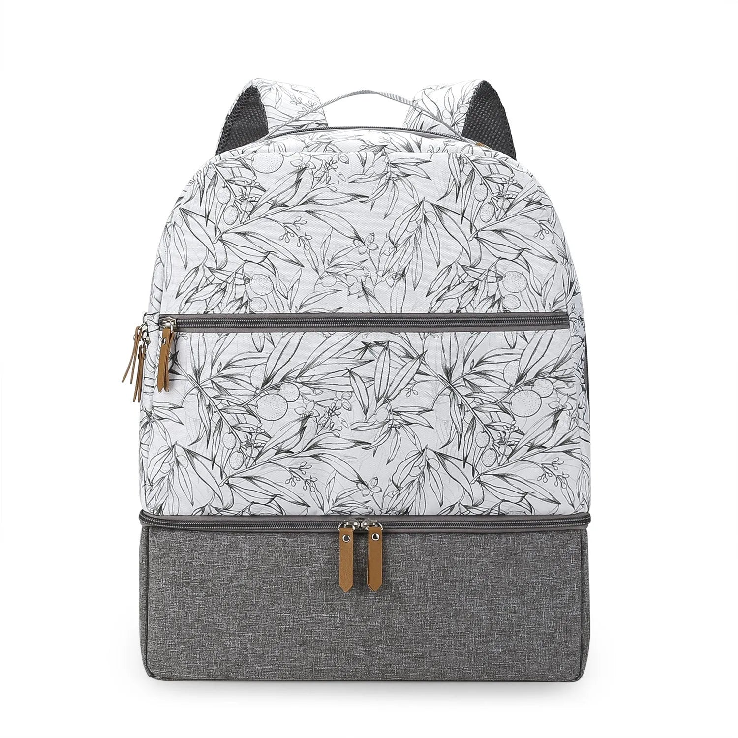 Insulated mother and child travel backpack in Oxford cloth with curved shoulder straps