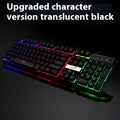 Glowing USB cable for gaming keyboards with LED illumination along 2-metre length in white and black colour options