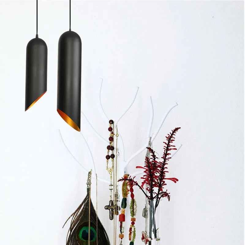 Retro iron chandelier with matte black finish for ceiling mounting
