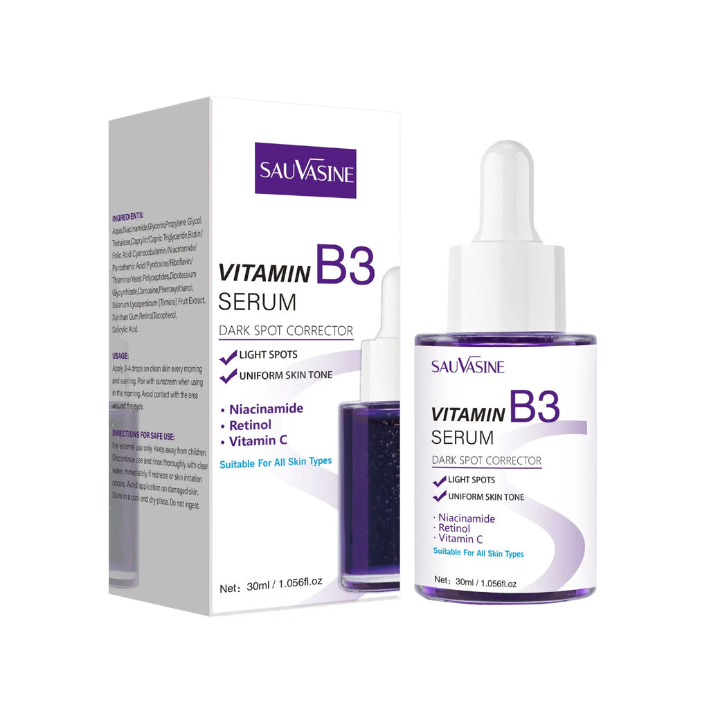 30ml Vitamin B3 facial essence serum bottle for skin nourishing, moisturising and firming