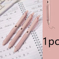 Macaron colour series press gel pen with a 0.5mm tip on a white background.