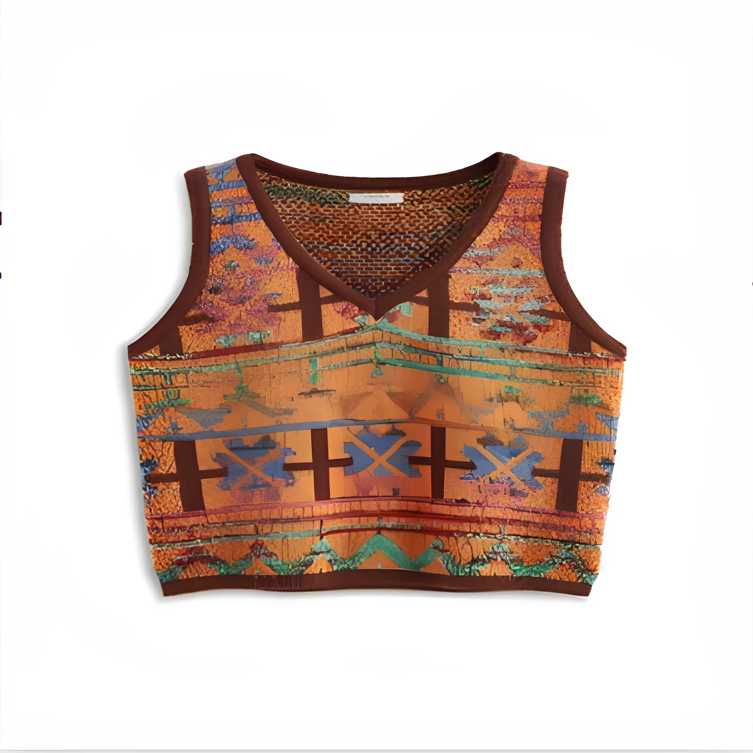 Loose fit round neck short sleeve T-shirt in polyester bird eye fabric