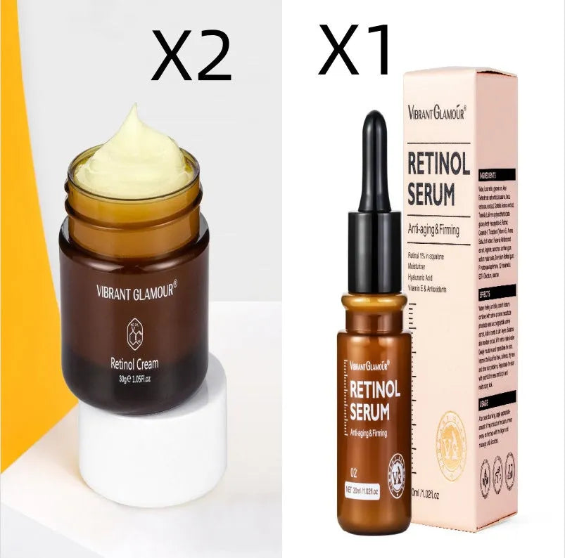 30ml retinol facial serum bottle for dry lines and fine lines reduction