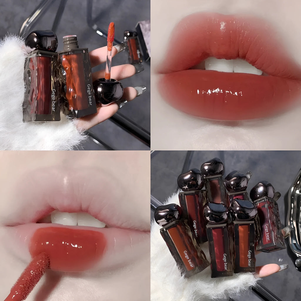 Glacier Lava Lip Lacquer mirror makeup gloss with seven colour options