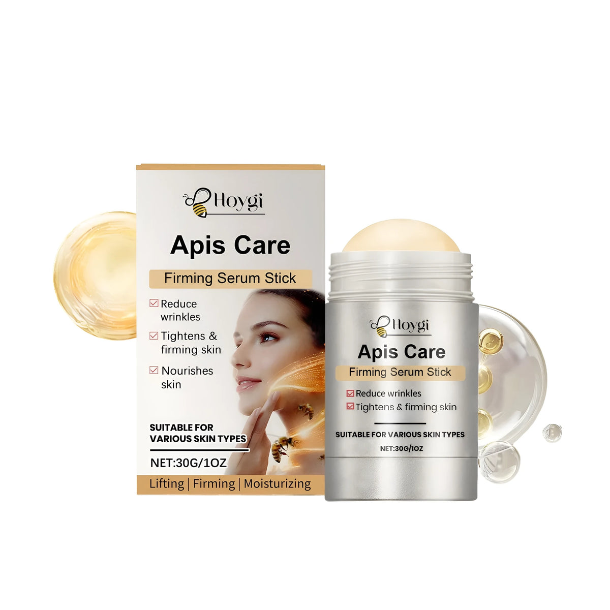 30g bee venom and hyaluronic acid facial essence tightening stick