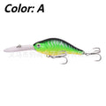 10.5cm Little Fat Man fishing lure with floating rock and long tongue board design in multiple colours