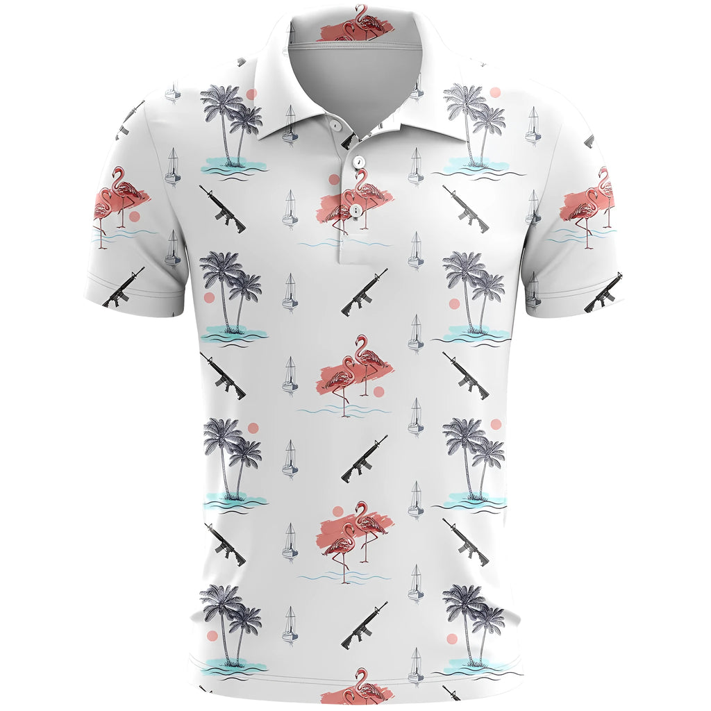 Loose fit short sleeve t-shirt in polyester bird eye cloth available in multiple colours and sizes