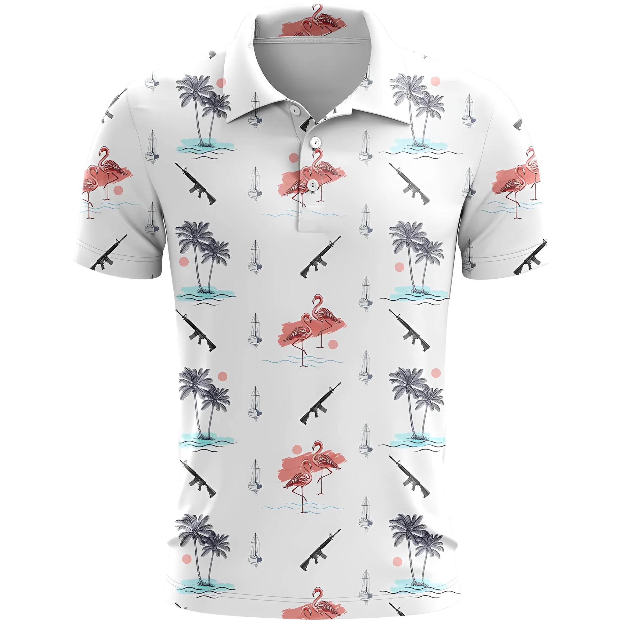 Loose fit short sleeve t-shirt in polyester bird eye cloth available in multiple colours and sizes