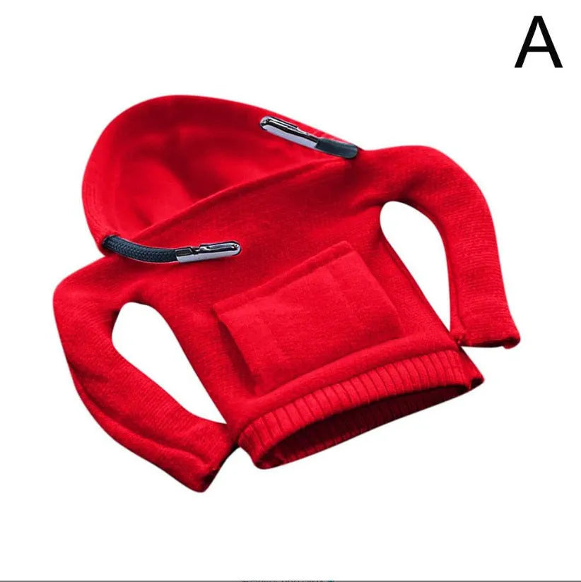 Cloth gear shift knob cover in assorted colours, shown with dimensions of 13 cm by 8 cm.