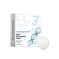 Pack of four nano microneedle patches with botanical ingredients including paeonia lactiflora and ginger.