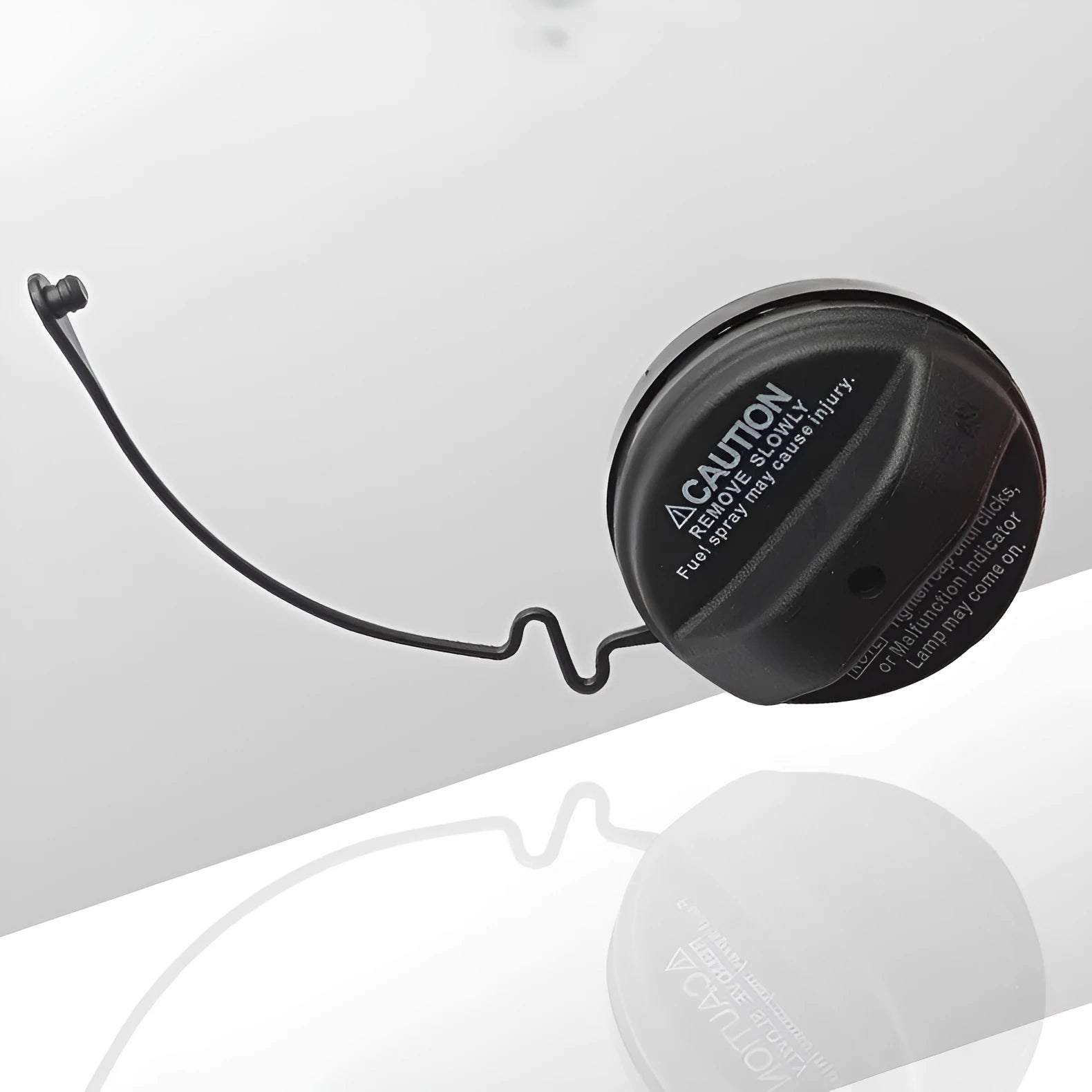 Toyota snap-type fuel tank cap replacement automotive part with snap-fit closure design
