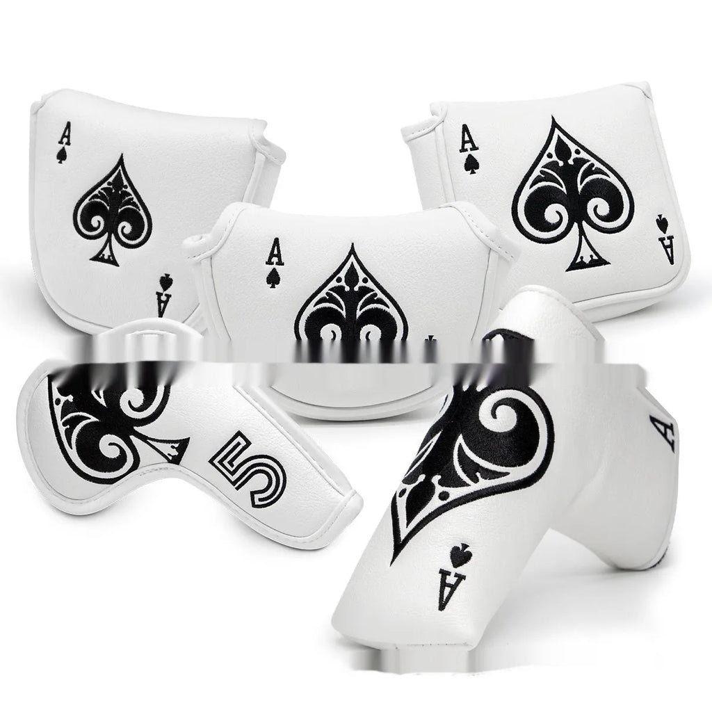 PU golf putter sleeve for putter head protection in three colour options