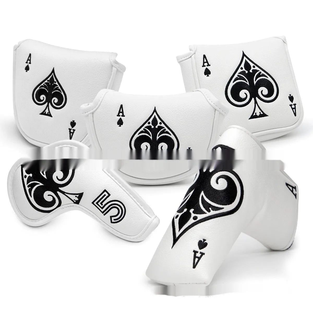 PU golf putter sleeve for putter head protection in three colour options