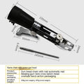 Metal chain screw gun head attachment for electric screwdrivers with storage rack and accessories