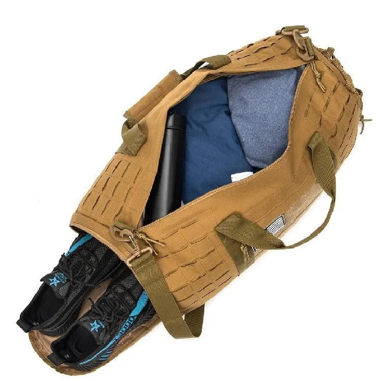 Sports fitness handbag for men in Oxford cloth with air pillow belt, 56x26x25cm capacity