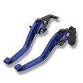 Motorcycle metal clutch lever in multiple colours with two-finger labour-saving design
