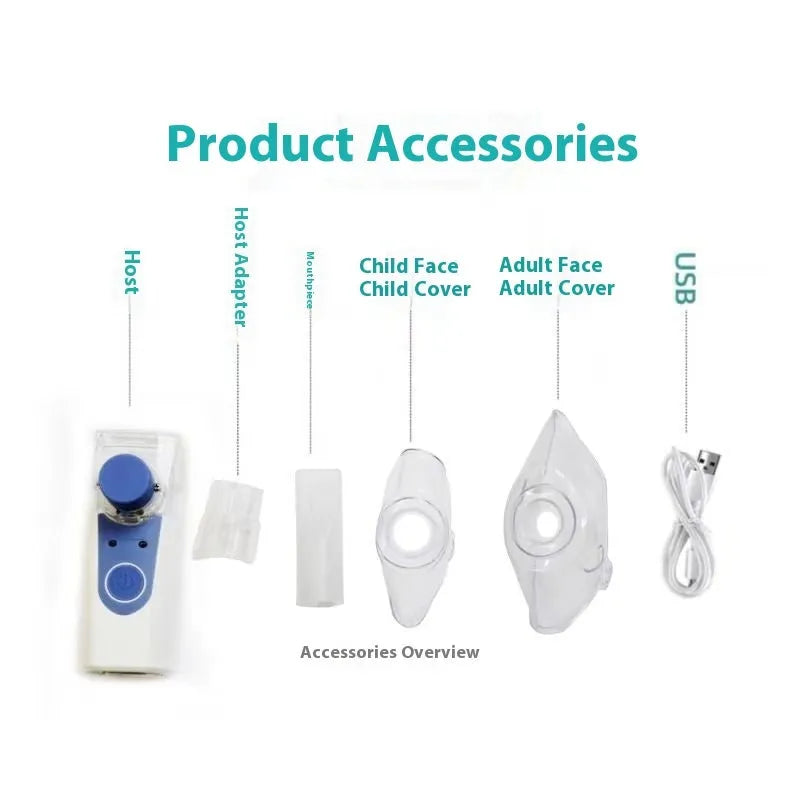 Household USB handheld spray machine with columnar plastic design and water tank