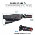 Black golf putter laser aiming sight accessory mounted on putter shaft for alignment practice