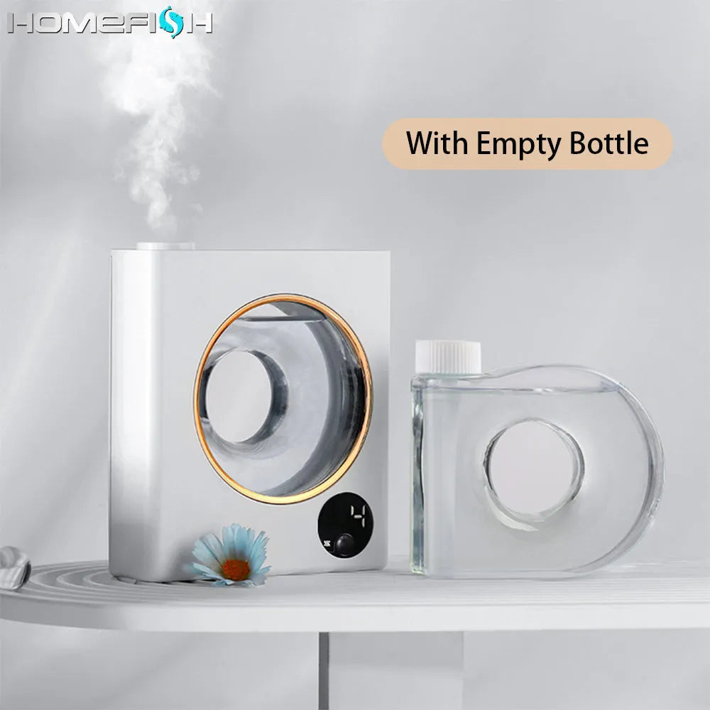 Small white wall-mounted automatic aromatherapy machine for essential oil diffusion.