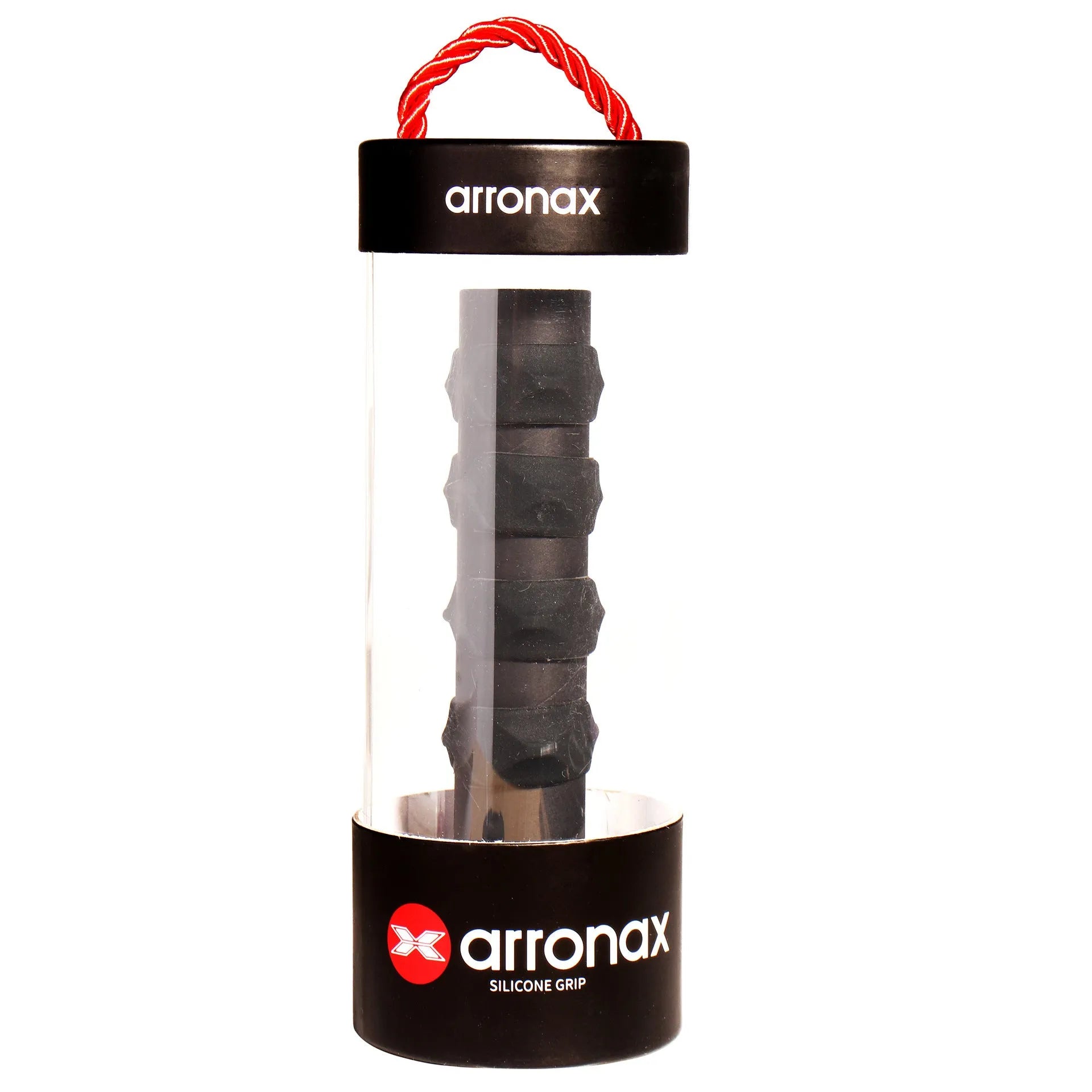 Silicone racket hand grip strap in seven colours for tennis and badminton
