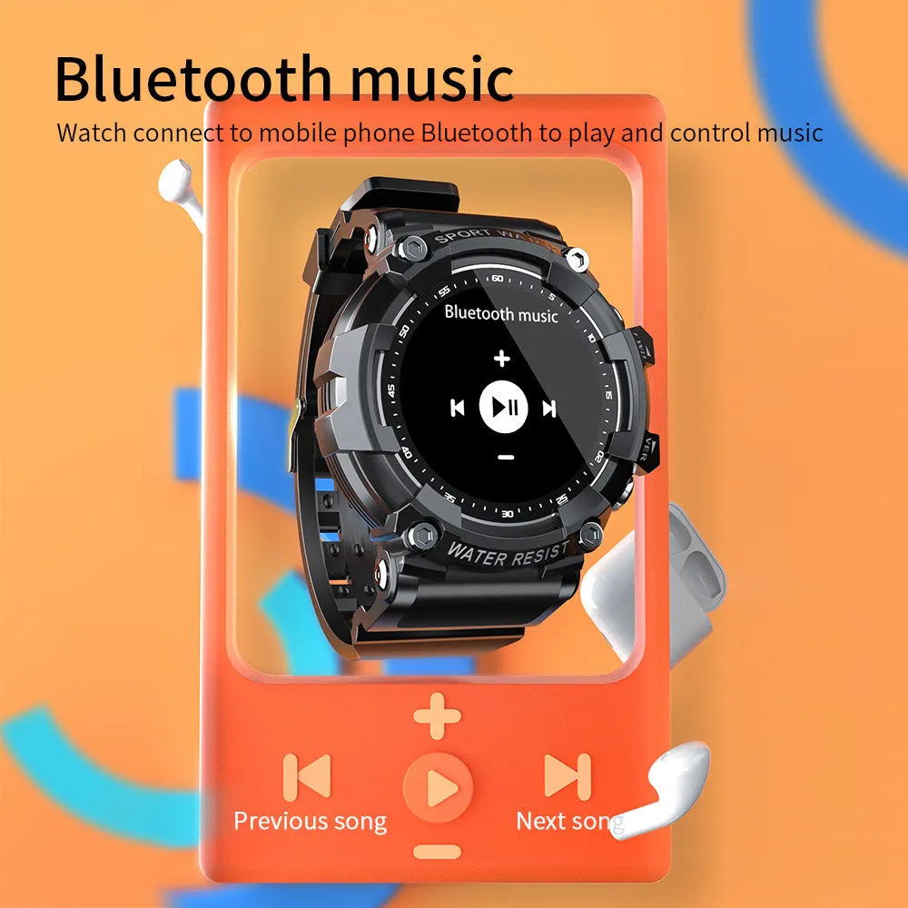 ATTACK 3 IP67 waterproof smart watch with round screen shown in black, white, and pink colour options