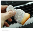 10cm car interior cleaning brush with PVC bristles for dust removal