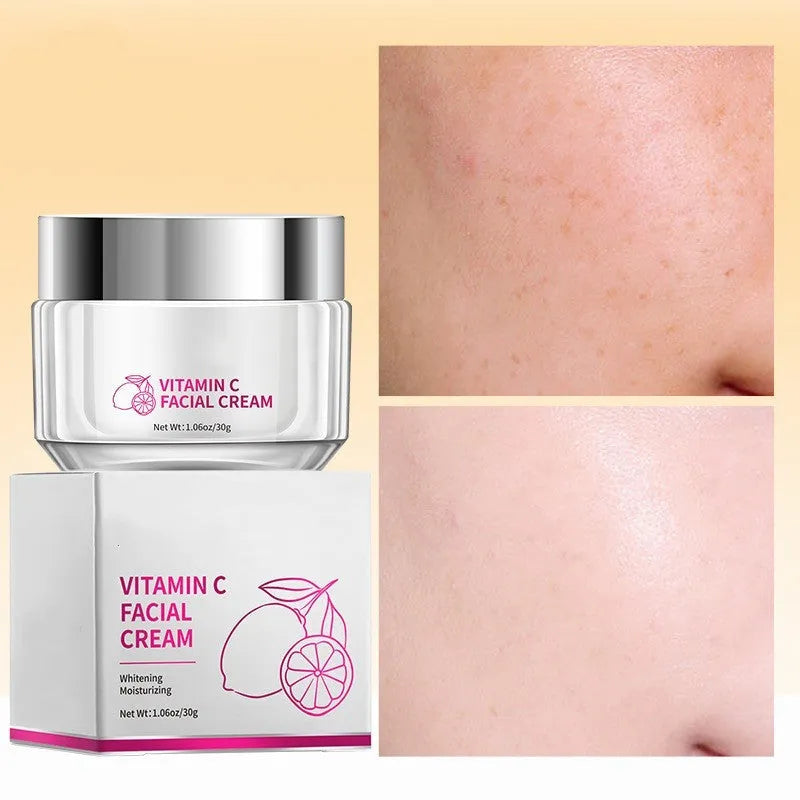 30g jar of Vitamin C face cream for universal skin types.
