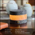 Orange volcanic rock USB night lamp with touch dimming and essential oil diffusion, 9cm by 7.5cm
