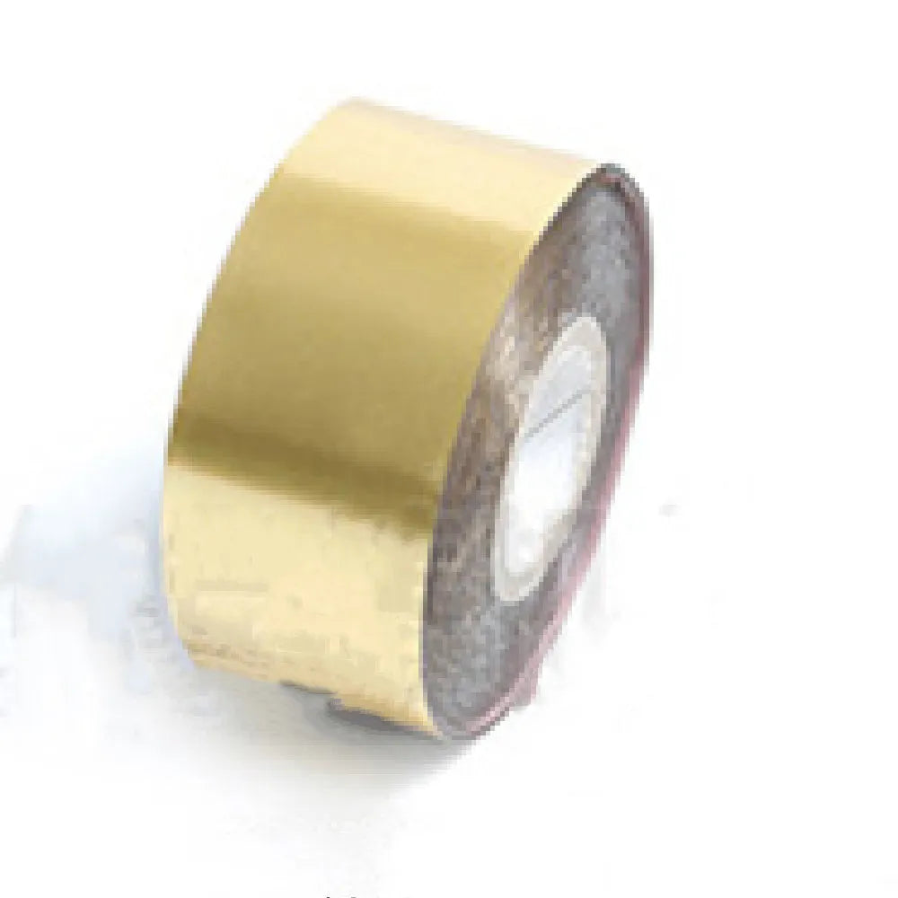 Rolls of electrochemical aluminium hot foil transfer paper in various metallic colours for leather and plastic branding