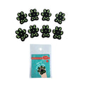 Silicone cloth dog paw protection footstickers in S and M sizes, 8 pieces per pack