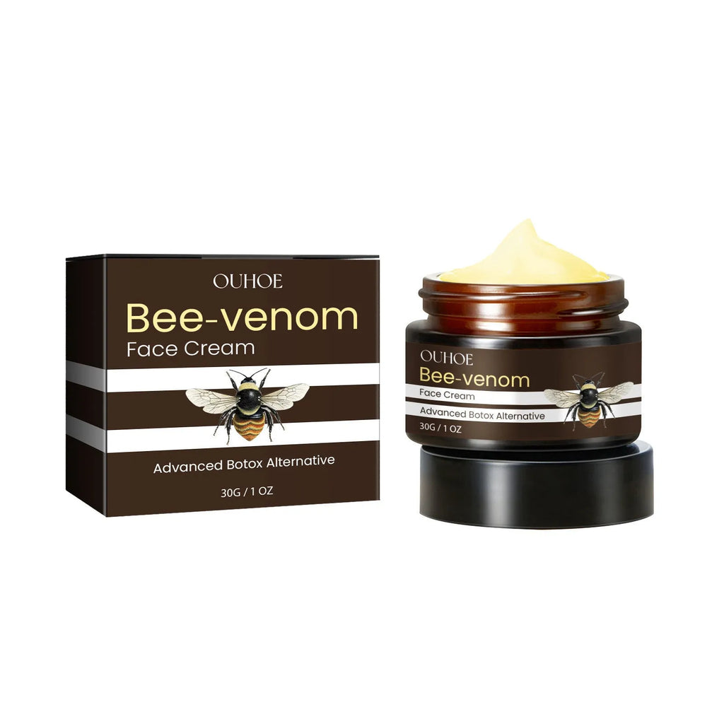 OUHOE Bee Firming Cream jar with 30g hydrating nourishing facial skincare product