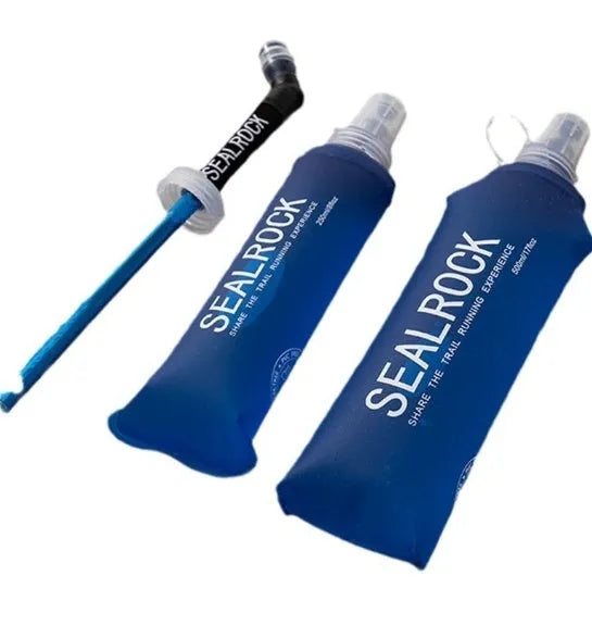 Portable plastic straw with suction tube for mountain climbing and biking hydration